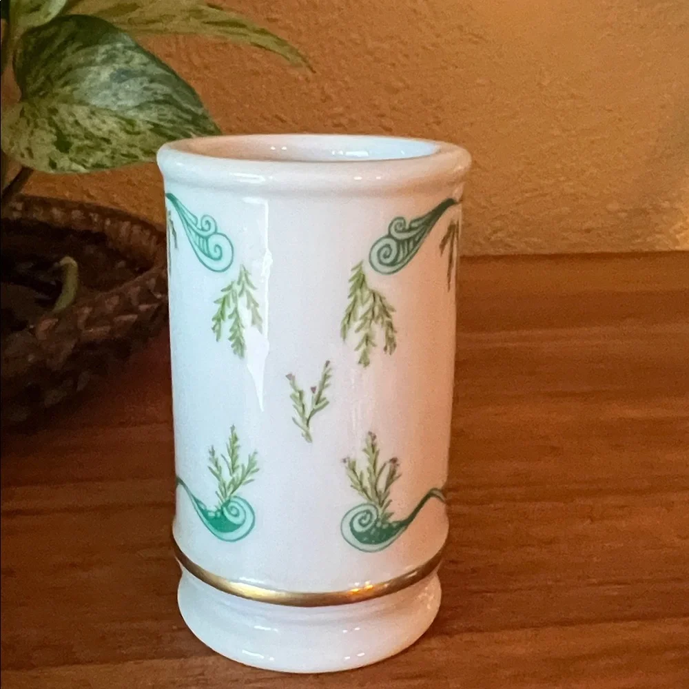 Lenox‎ Porcelain Carousel Horse Rosemary Spice Jar with Gold Trim Without Lid